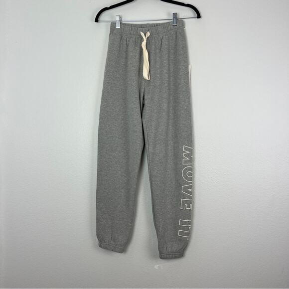 MOTHER Move It | NEW Gray Sweatpants The Bender Ankle 100% Cotton Athleisure XS - Picture 2 of 9
